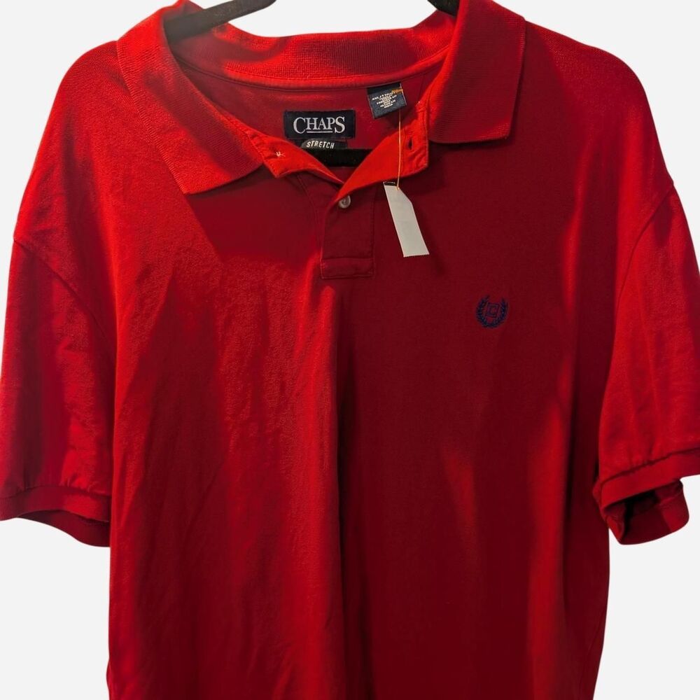 Chaps Men's Red Polo-shirts